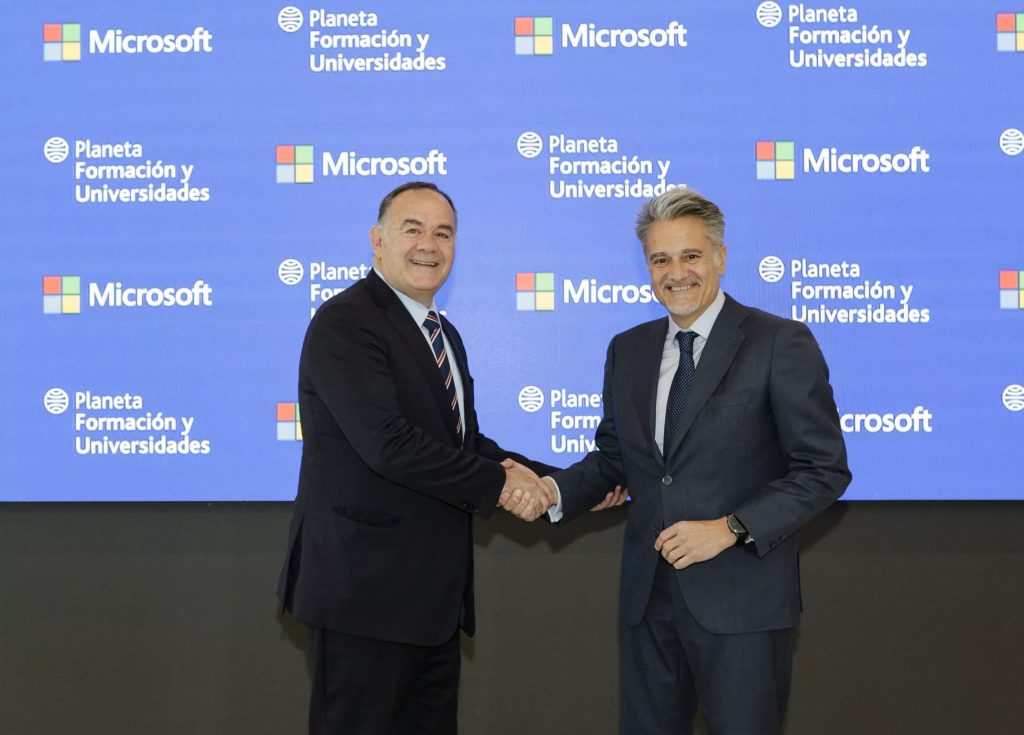 Planeta Formación y Universidades se une a Microsoft para llevar a las aulas de formación superior la última tecnología docente