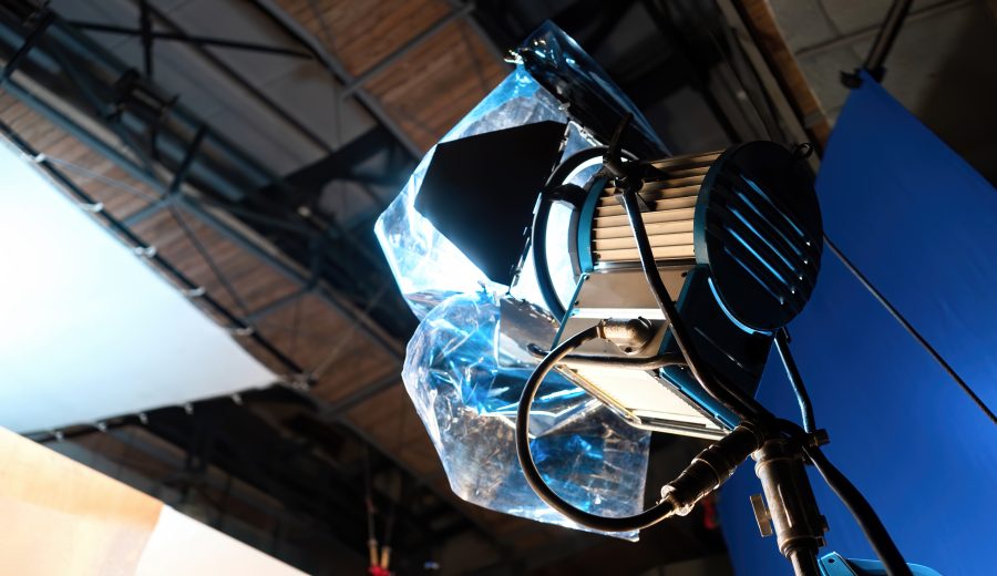 Foco profesional de iluminación de fotografía